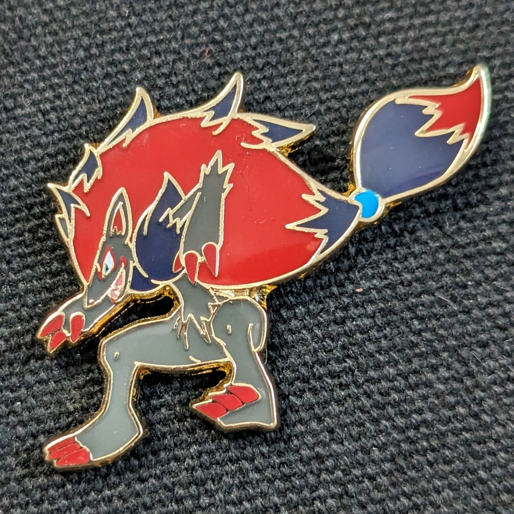 Pokemon Zoroark Pin -  Shining Legends - Official
